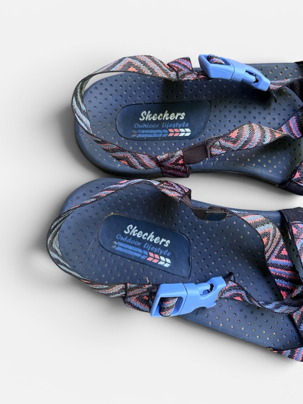 Skechers Outdoor Lifestyle Reggae Sandal in Navy Multi Size 10 - Picture 5 of 10